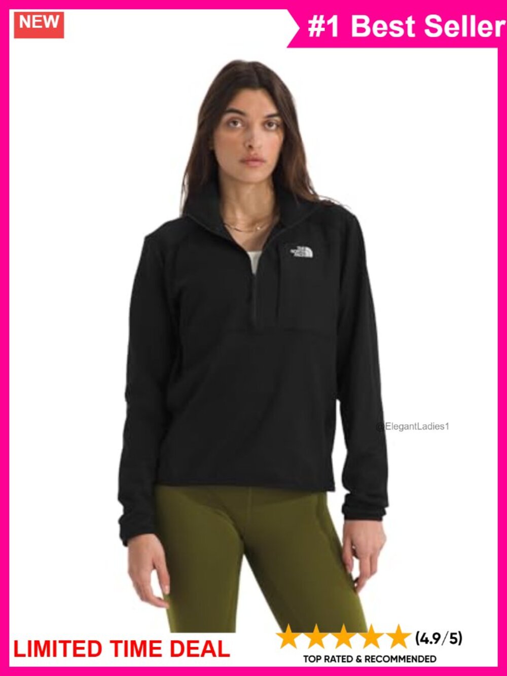 Quarter Zip Fleece Pullover Jacket Lightweight Performance Zip Chest Pocket